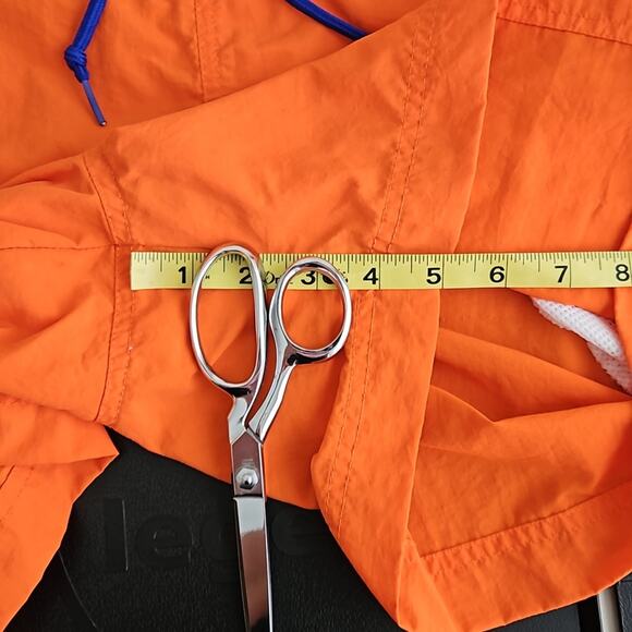 Polo Ralph Lauren Vintage 5" Swim Trunk in Orange and Blue FLAWS | Men's XL - Picture 9 of 15